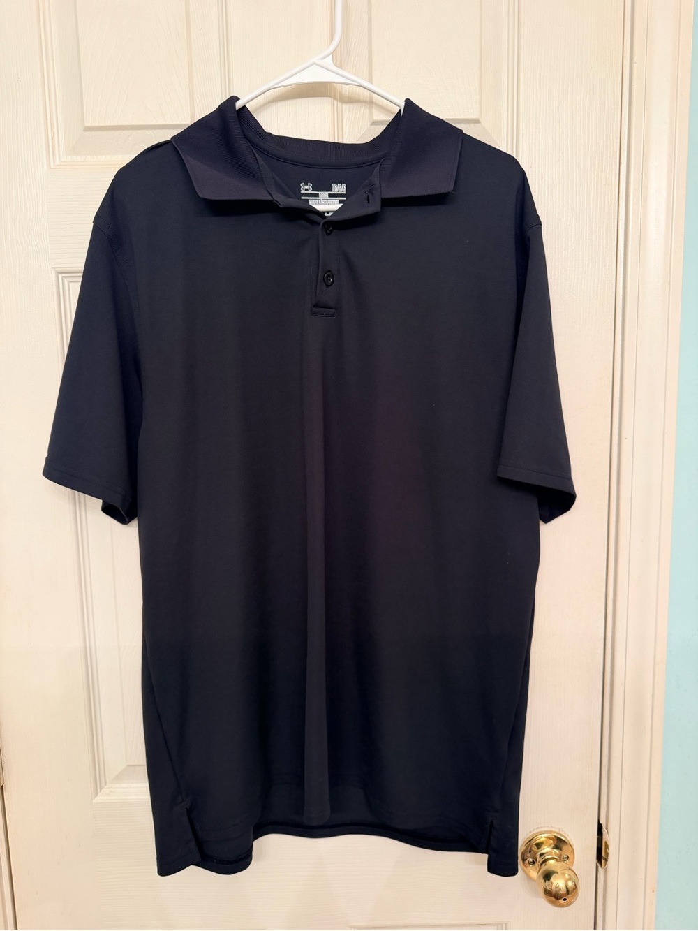 Under Armour Black Short-Sleeve Polo